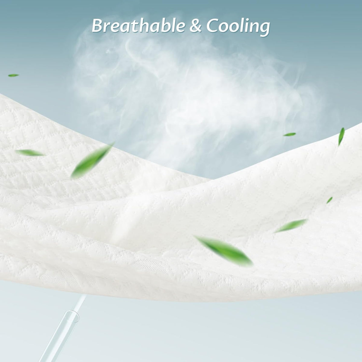 Twin Size Mattress Protector with Zipper - 100% Waterproof Zippered Mattress Cover - Soft & Cooling