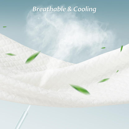 Twin Size Mattress Protector with Zipper - 100% Waterproof Zippered Mattress Cover - Soft & Cooling