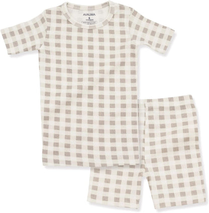 AVAUMA Baby Boys Girls Pajama Set 6M-7T Kids Cute Toddler Snug fit Pattern Design Pjs Cotton