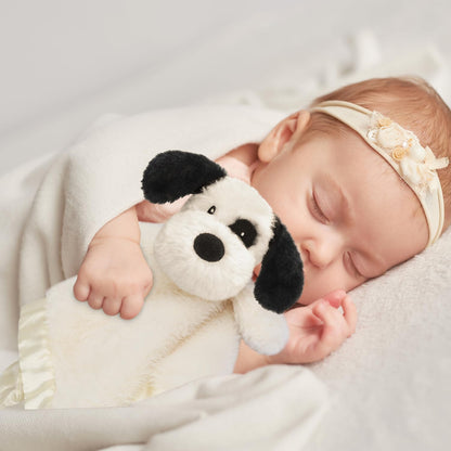 Puppy Baby Security Blanket for Toddler Infant Newborn Boys and Girls Soft Lovey Plush Fabric and