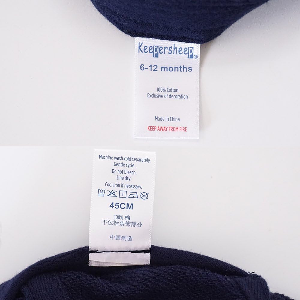 Keepersheep Baby Baseball Cap Infant Sun Hat, Cotton Knit with Soft Brim, Adjustable Soft Newborn