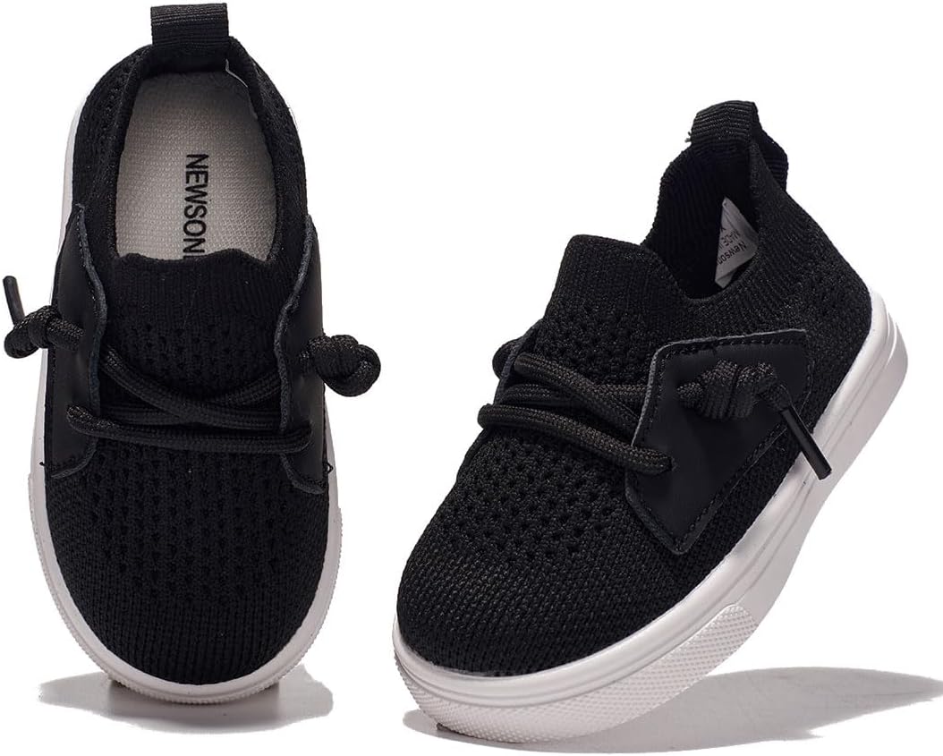 Newsonet Baby Shoes Boys Girls First Walking Breathable Non Slip Walker Sneakers Soft Sole 6 9 12