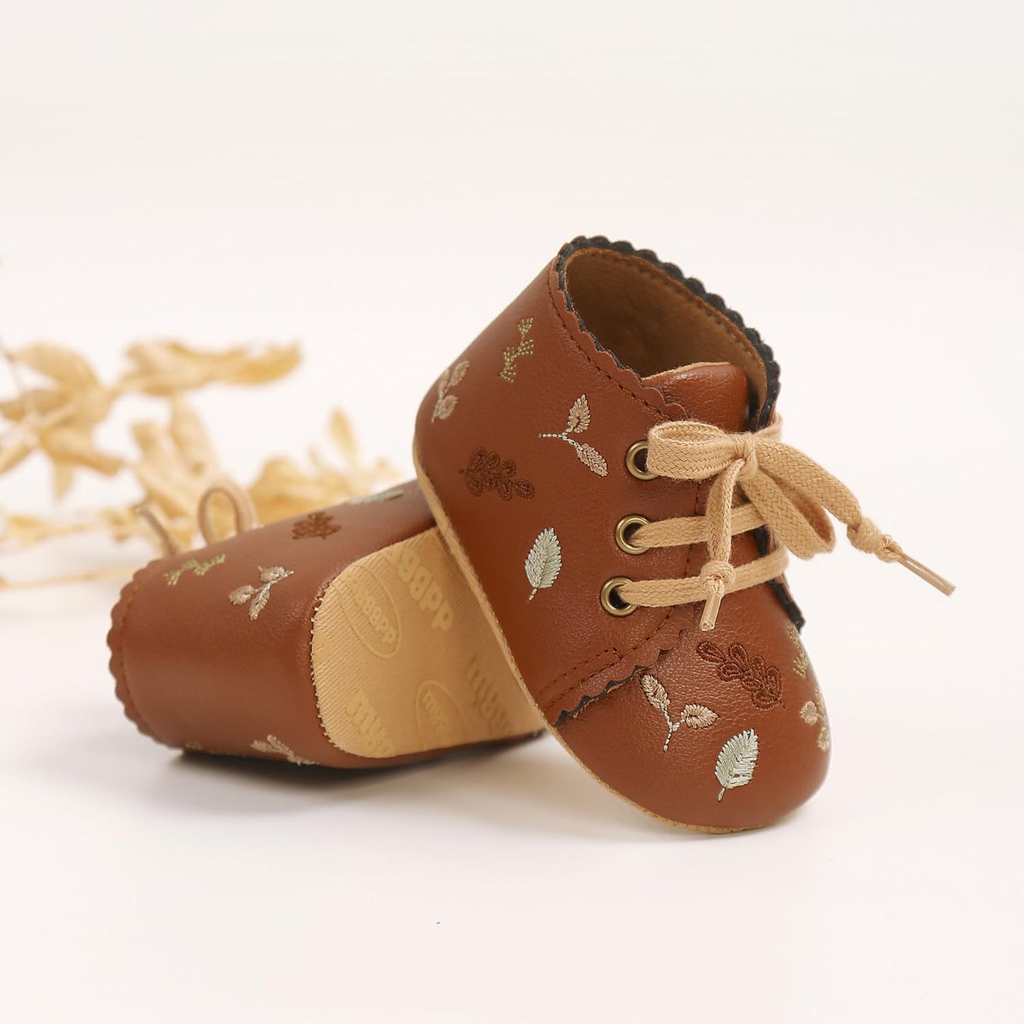 Baby Shoes Mary Jane Flats Non Slip Soft Sole Infant Toddler Sneakers First Walkers Party Christmas