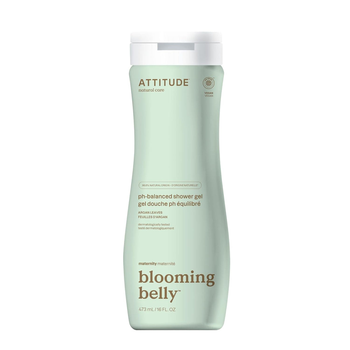 ATTITUDE Pregnancy pH-Balanced Body Wash, EWG Verified, Dermatologically Tested, Plant and