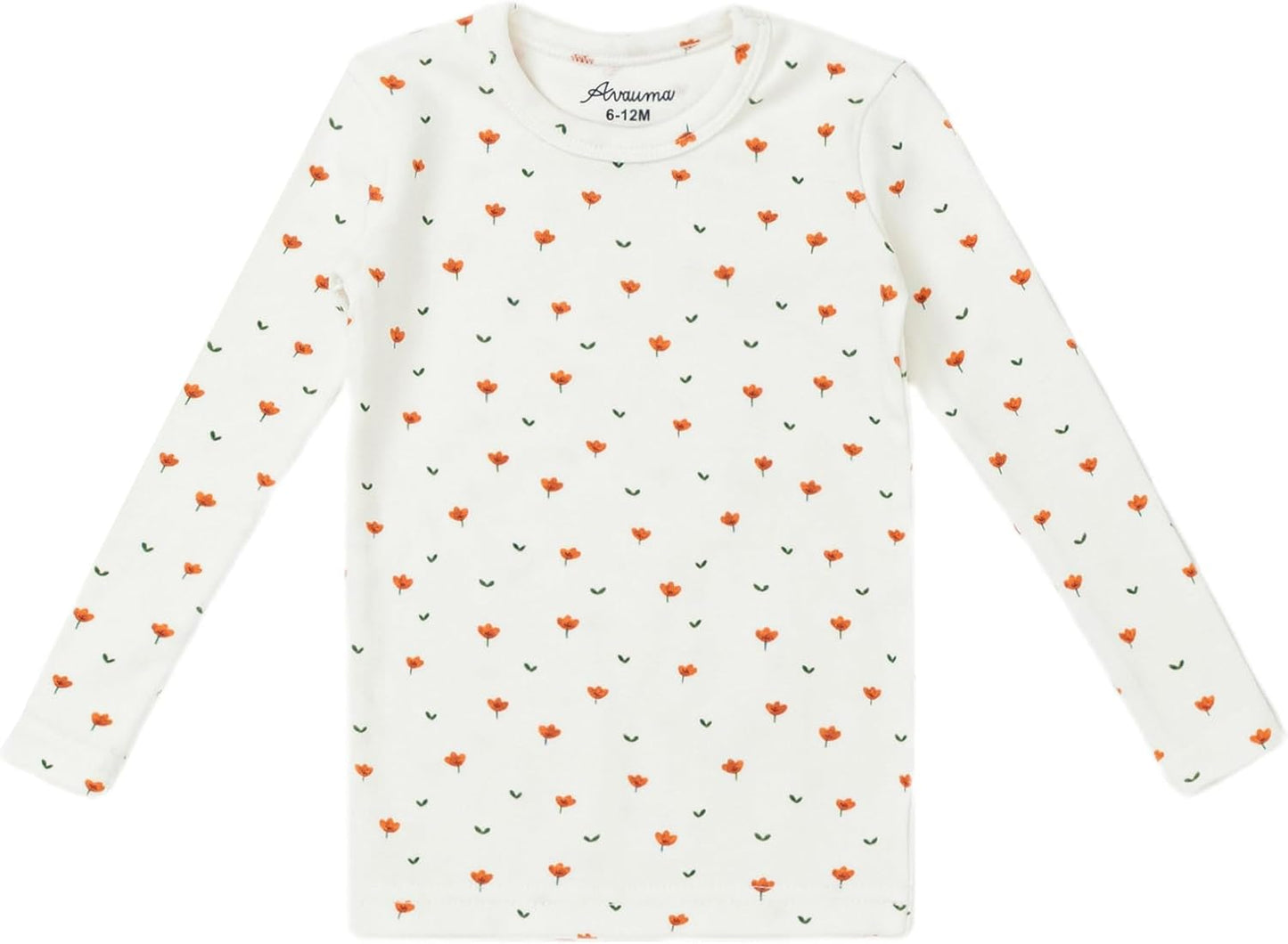 AVAUMA Baby Boys Girls Pajama Set 6M-7T Kids Cute Toddler Snug fit Pattern Design Pjs Cotton