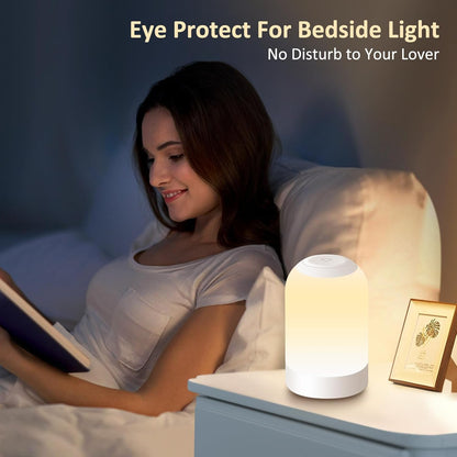Bedside Touch Night Light, Baby Nursery Nightlight for Kids Adults, Egg Light with Timer, Dimmable