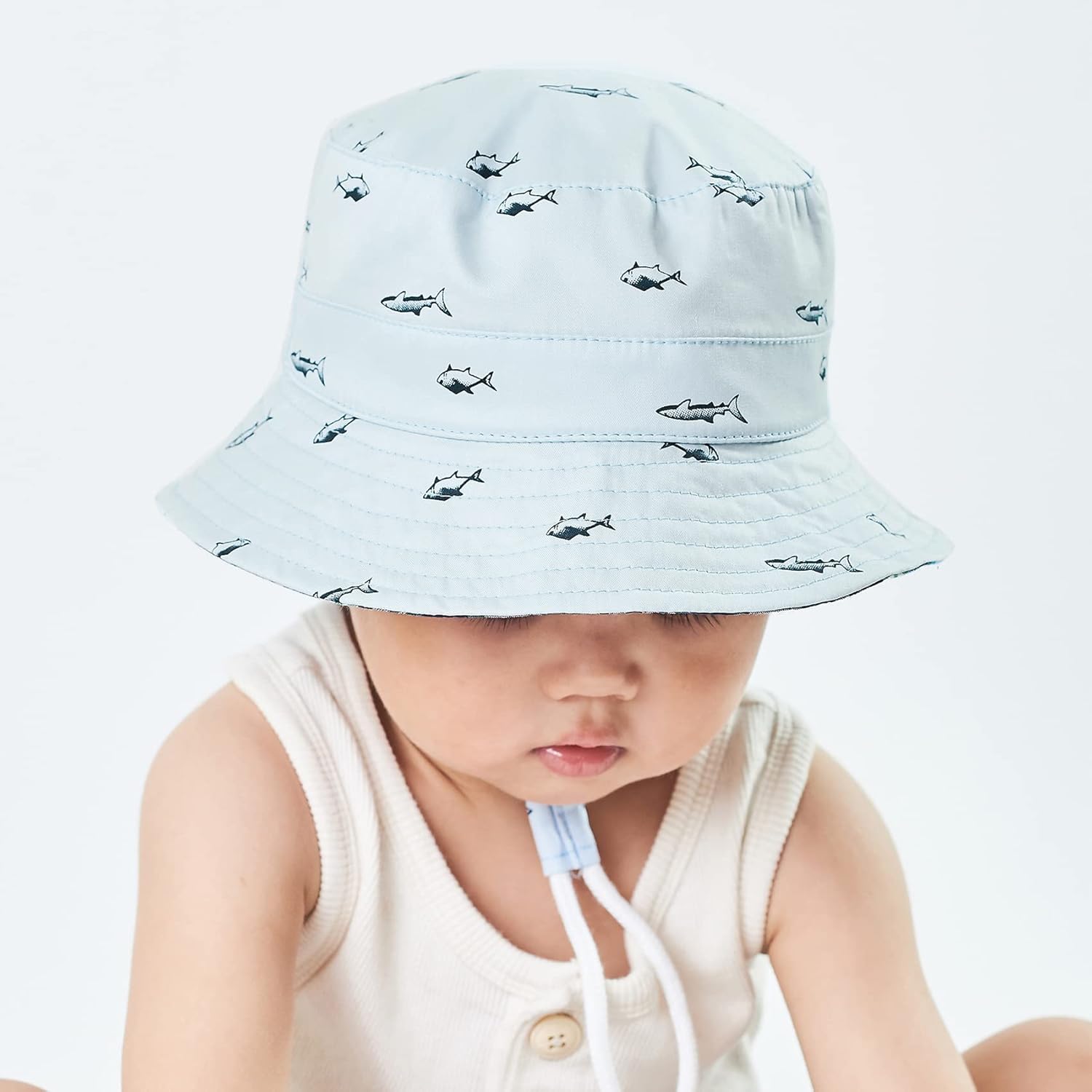 Durio Baby Bucket Sun Hat Toddler Hats Summer Beach Hat UPF 50+ Sun Protection Bucket Hats for Kids