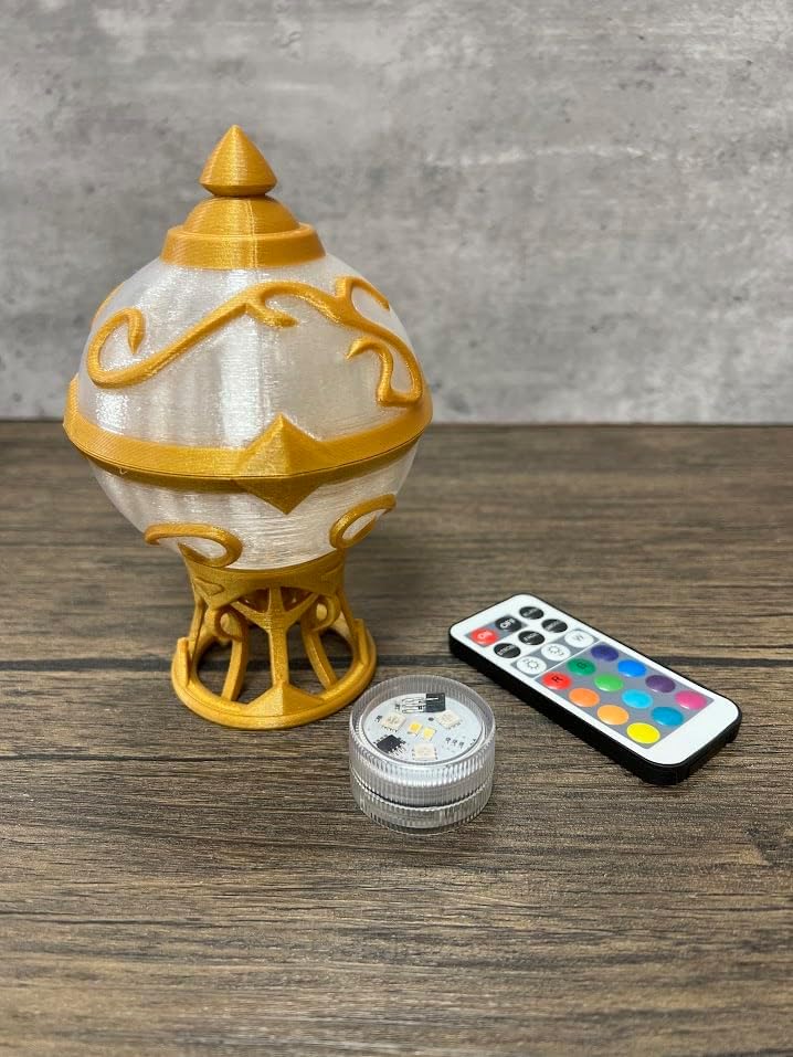 MunnyGrubbers - Pal Sphere with LED Lights and Stand - Pal World Style Decor - Palsphere - No Paint