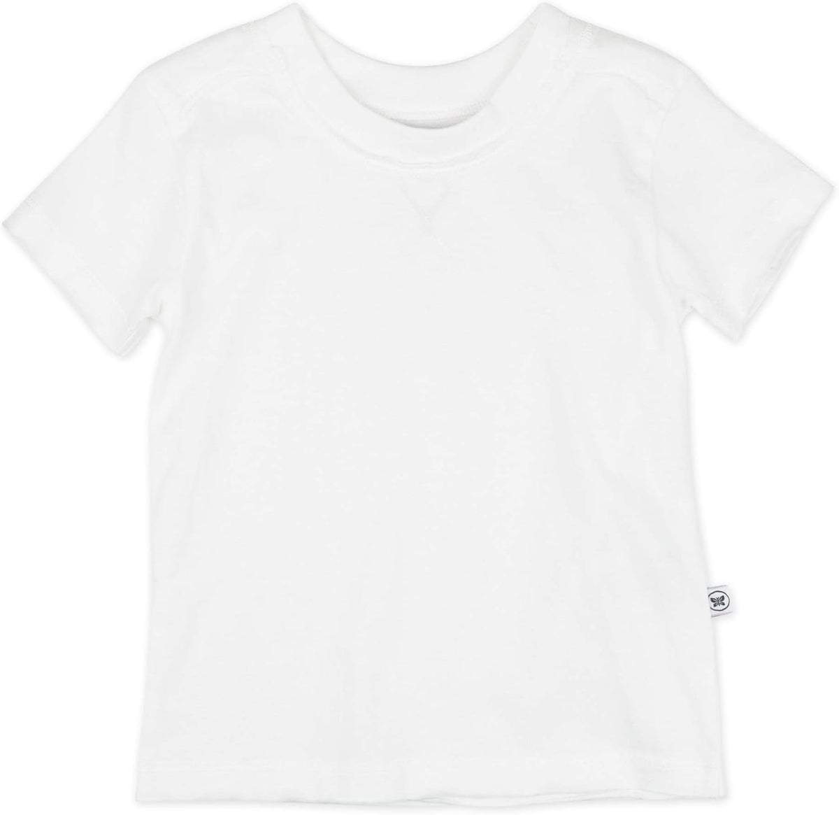 HonestBaby 10-Pack Short Sleeve T-shirts 100% Organic Cotton Baby, Toddler, Little Kids, Boys
