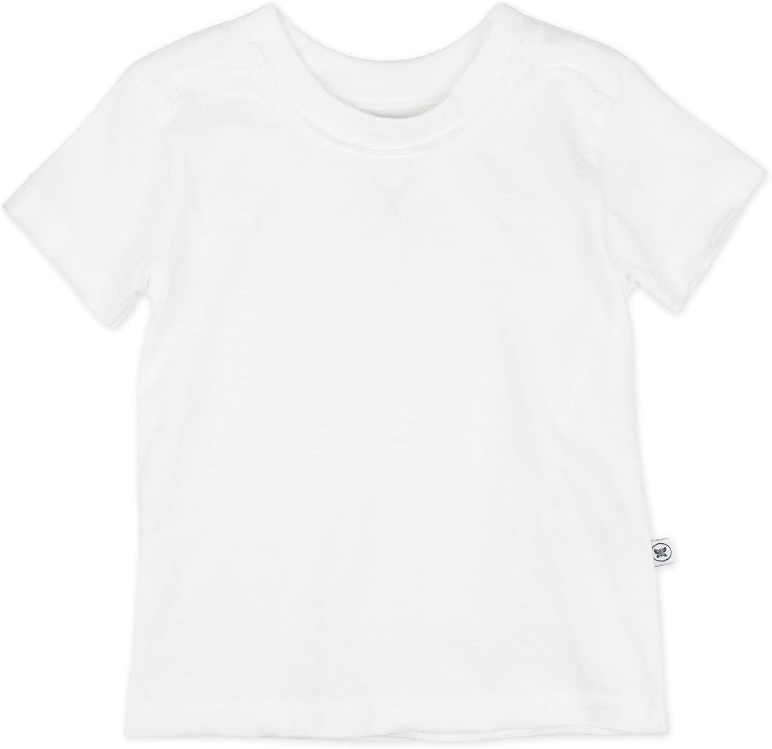 HonestBaby 10-Pack Short Sleeve T-shirts 100% Organic Cotton Baby, Toddler, Little Kids, Boys