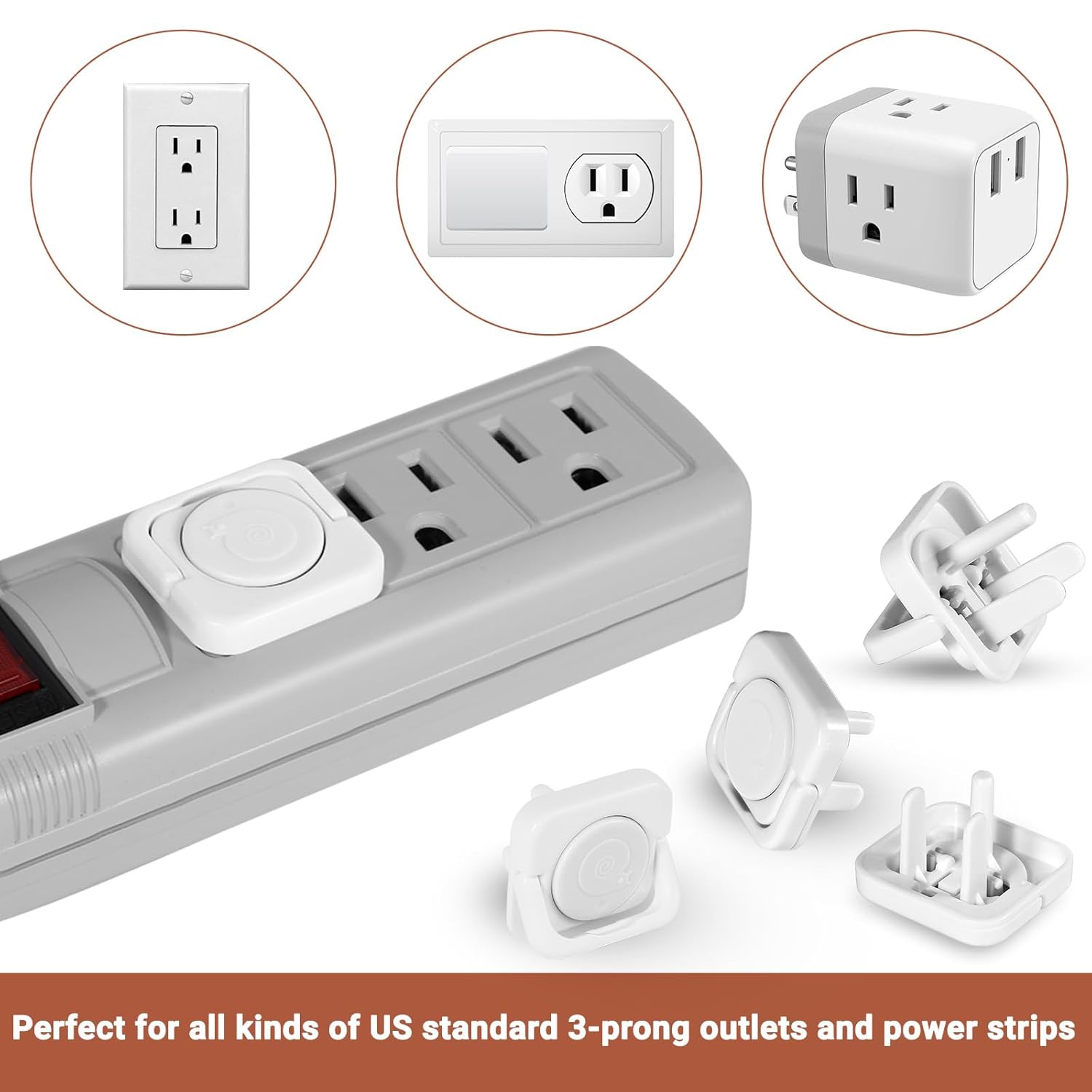 Outlet Covers Baby Proofing, 40 Pack Child Proof Plug Socket Covers Electric Plug Protectors Safety