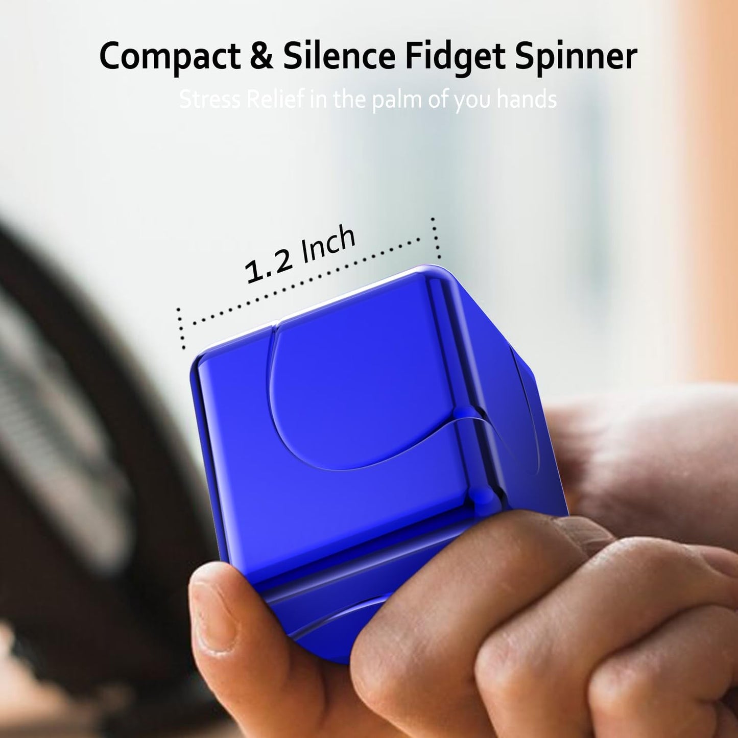 Infinity Gear Fidget Spinner Toy, 2-in-1 Transforming Fidget for Kids and Adults, Stress Relief Toy