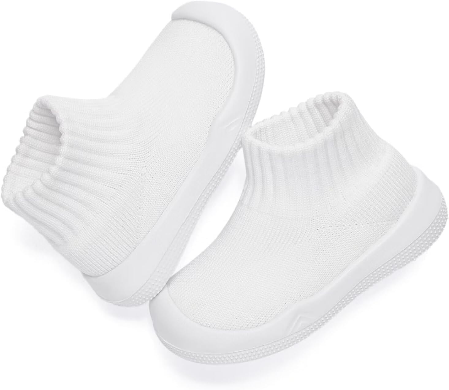 Eashi Baby Boy Girl Non-Skid Indoor Infant Walking Shoes Breathable Warm Elastic Sock Shoes with