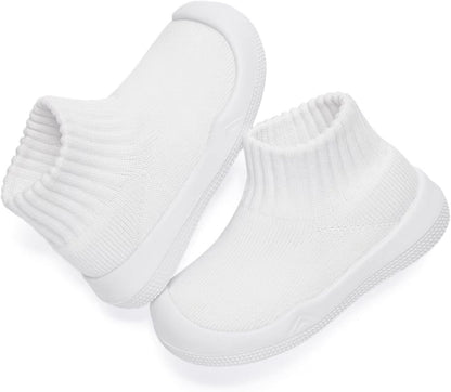 Eashi Baby Boy Girl Non-Skid Indoor Infant Walking Shoes Breathable Warm Elastic Sock Shoes with