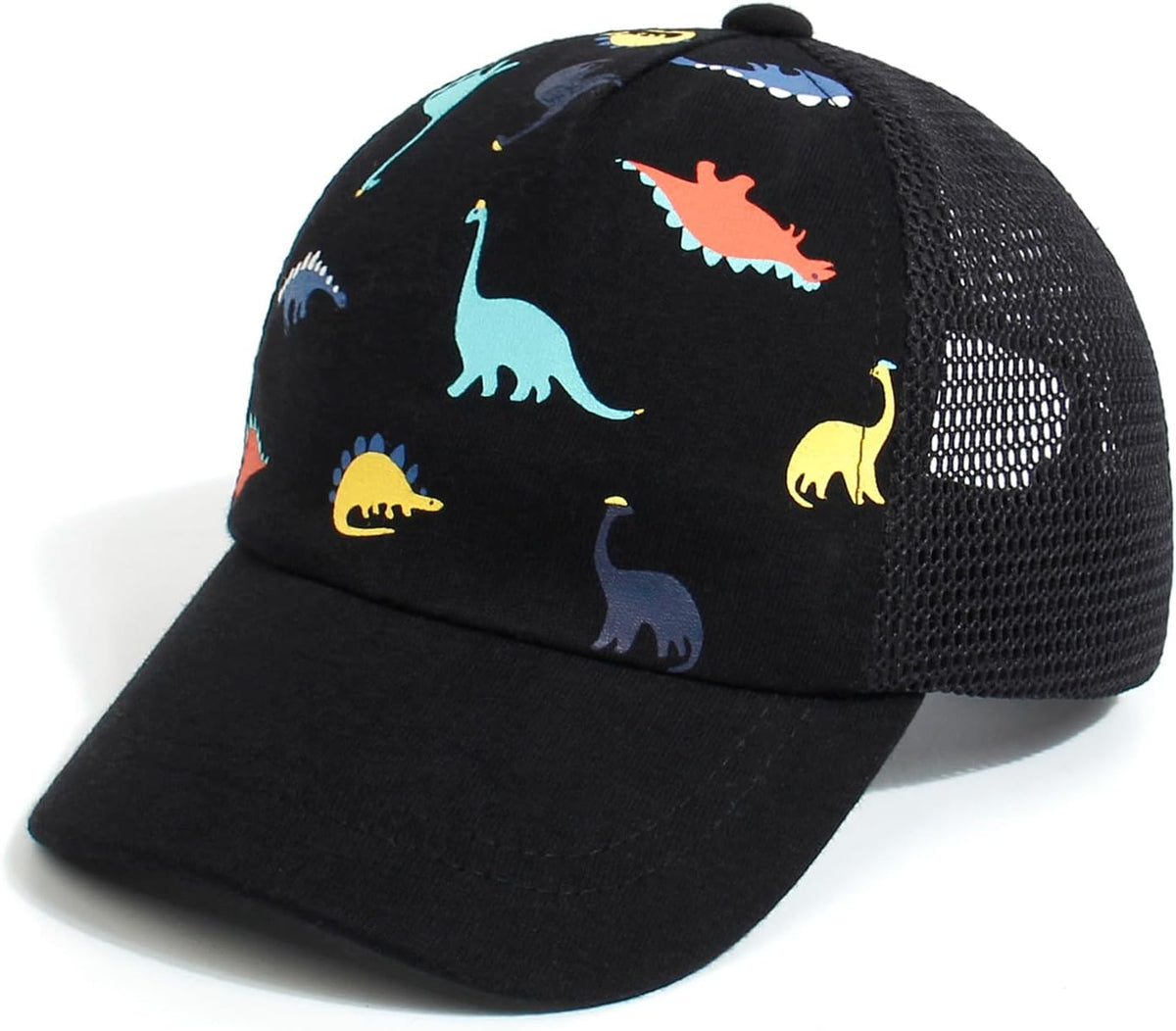 Duoyeree Toddler Baseball Cap Baby Cap Sun hat Print Dinosaur Pattern and Solid Color hat Kids boy