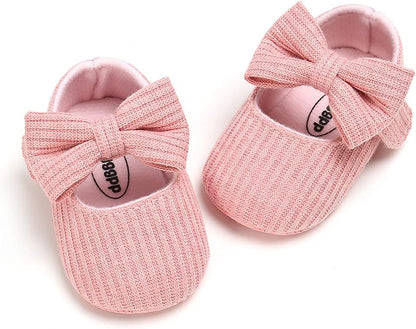 Baby Shoes Mary Jane Flats Non Slip Soft Sole Infant Toddler Sneakers First Walkers Party Christmas
