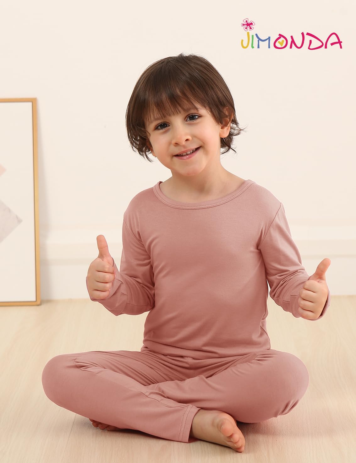Jimonda Baby Boys Girls Pajama Sets Toddler Sleepwear Cool Jammies 2pcs Viscose from Bamboo PJs