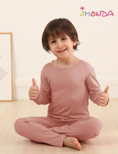 Jimonda Baby Boys Girls Pajama Sets Toddler Sleepwear Cool Jammies 2pcs Viscose from Bamboo PJs