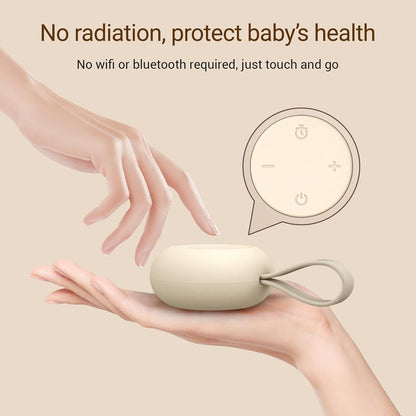 Portable Baby Sound Machine [White Noise for Babies Kids Adults][Sleep Soother][Timer Function][12