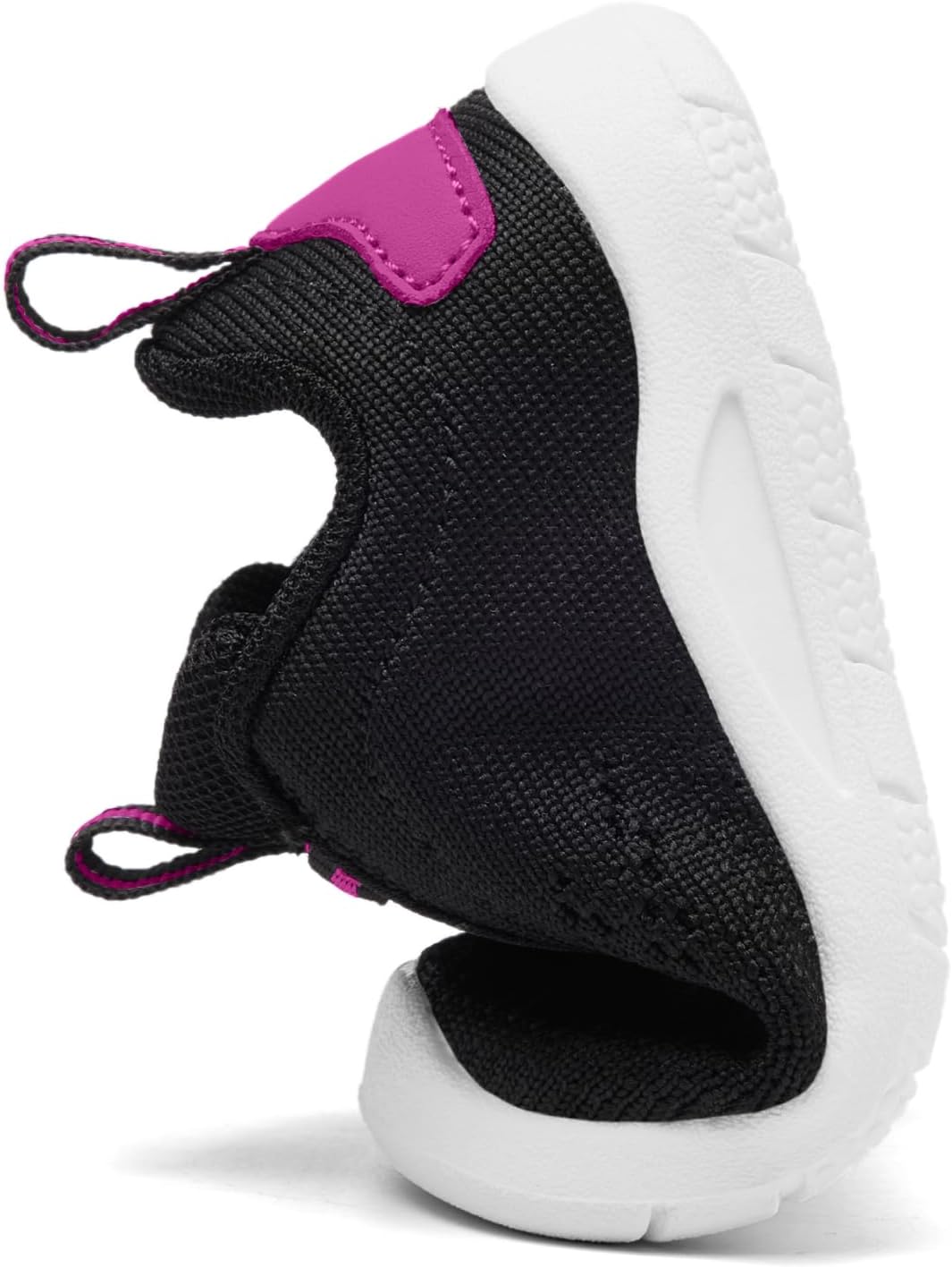 MORENDL Toddler Slip On Sneakers Baby Walking Shoes Non-Slip Breathable Unisex Pink Mesh Lace-Up