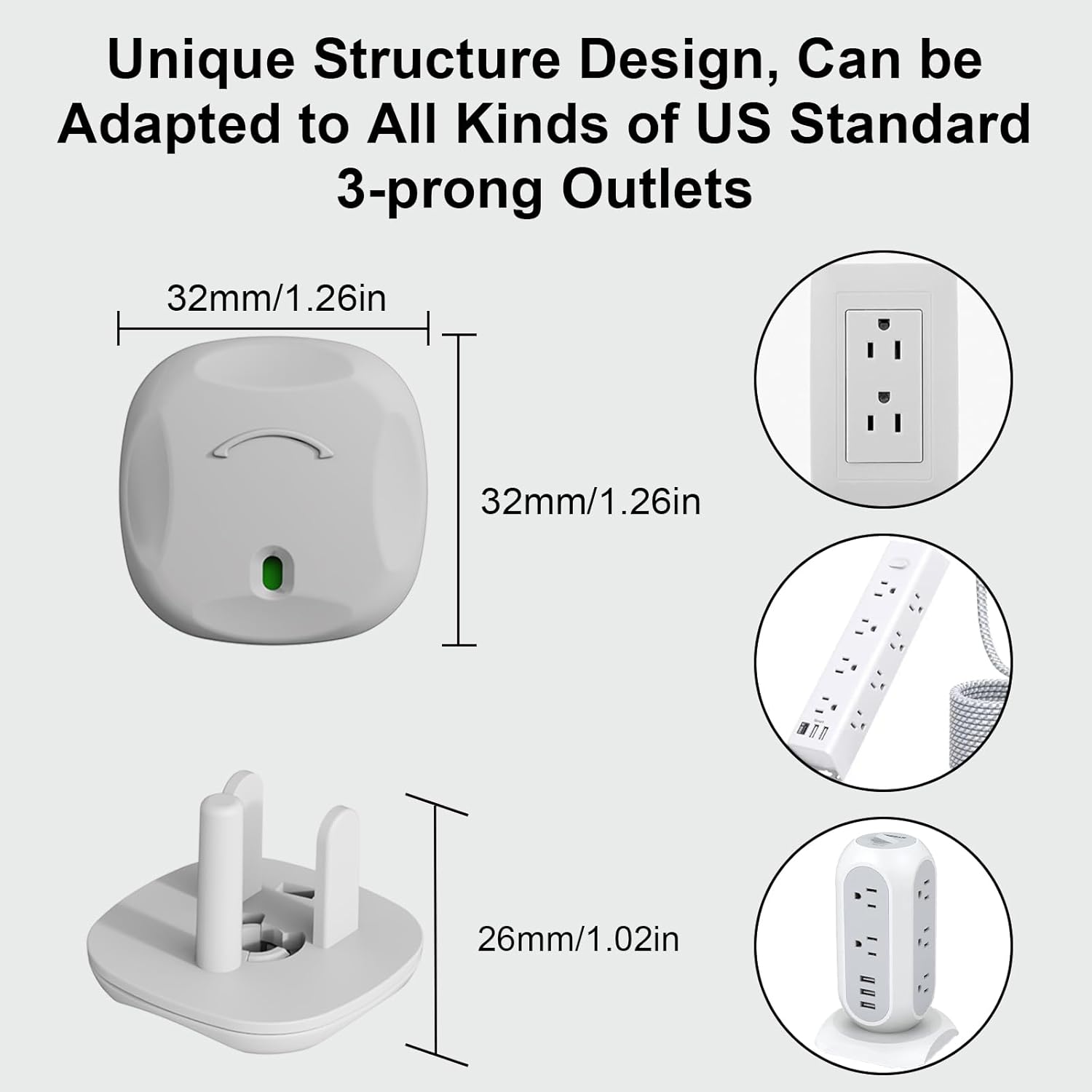 Outlet Covers Baby Proofing, 40 Pack Plug Covers for Electrical Outlets, Outlet Plug Covers to