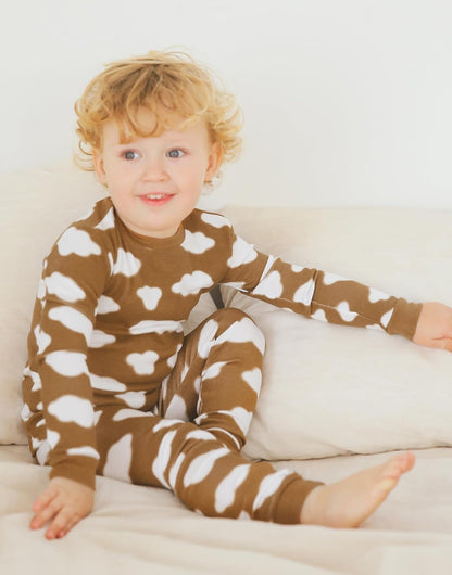 VAENAIT BABY 6M-12Y Kids Unisex Girls & Boys Soft Comfy Modal Tencel Sleepwear Pajamas 2pcs or 4pcs