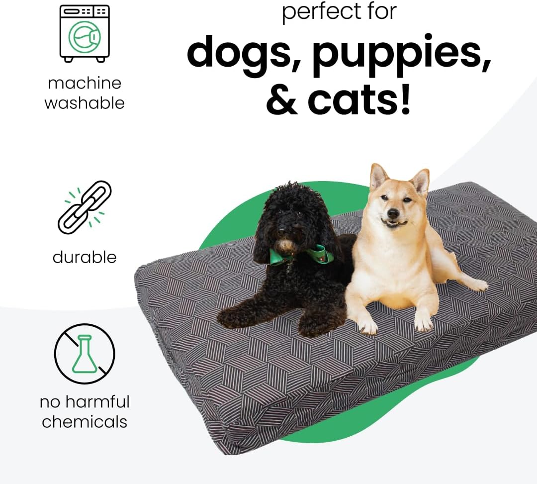 Molly Mutt Large Crib Mattress Cover - Rough Gem Print - Measures 27”x52”x5”- 100% Cotton - Durable