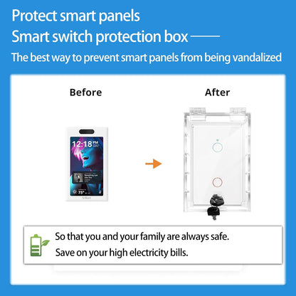 Smart Home Switch Cover,Baby Proof Light Outlet Covers,Child Safety Switch Plate Guard,Wall Plug