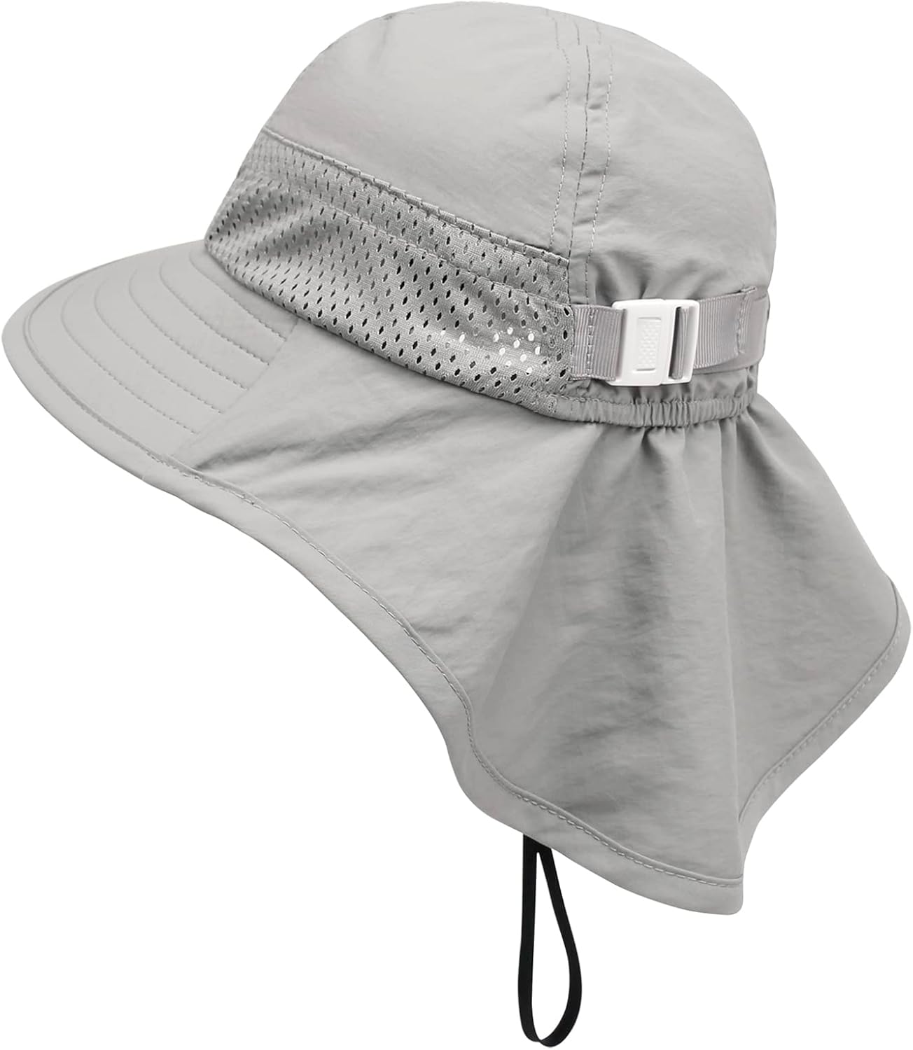 CHUNG Baby Sun Protection Hat Summer Toddler Adjustable UPF 50+ Wide Brim Neck Flap Beach Caps Boys