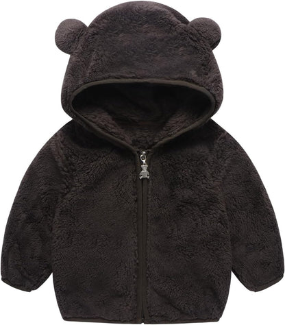 newborn boys girls 0-6 months winter jackets for baby coat warm flecee clothes