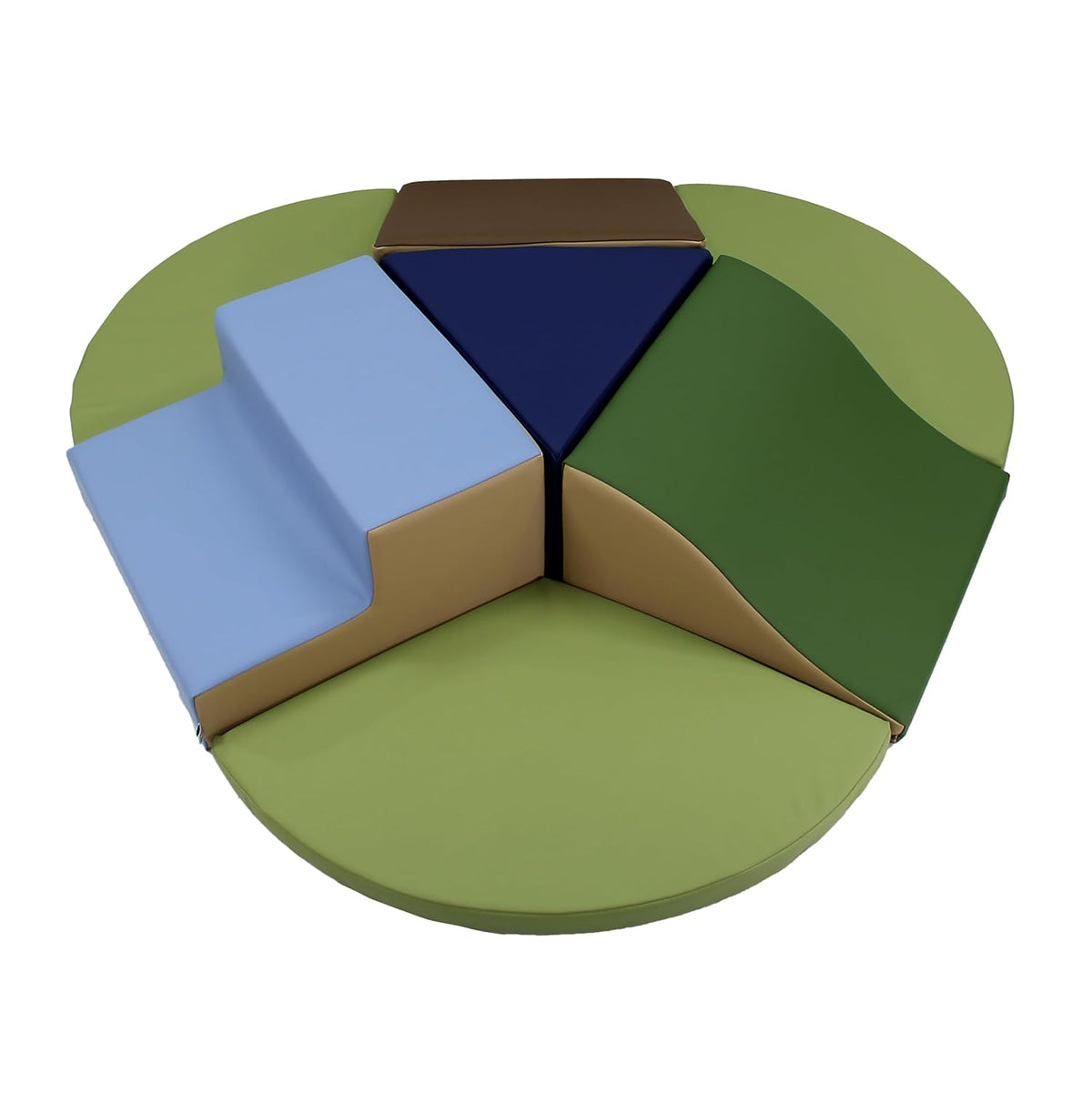 Factory Direct Partners 13800-ET SoftScape Toddler Playtime Junction 360 Climber Plus Side Pads