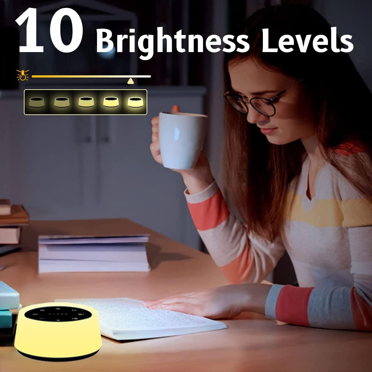 ColorsNoise Sound Machine and White Noise Machine with 30 Soothing Sounds with 12 Colors Baby Night