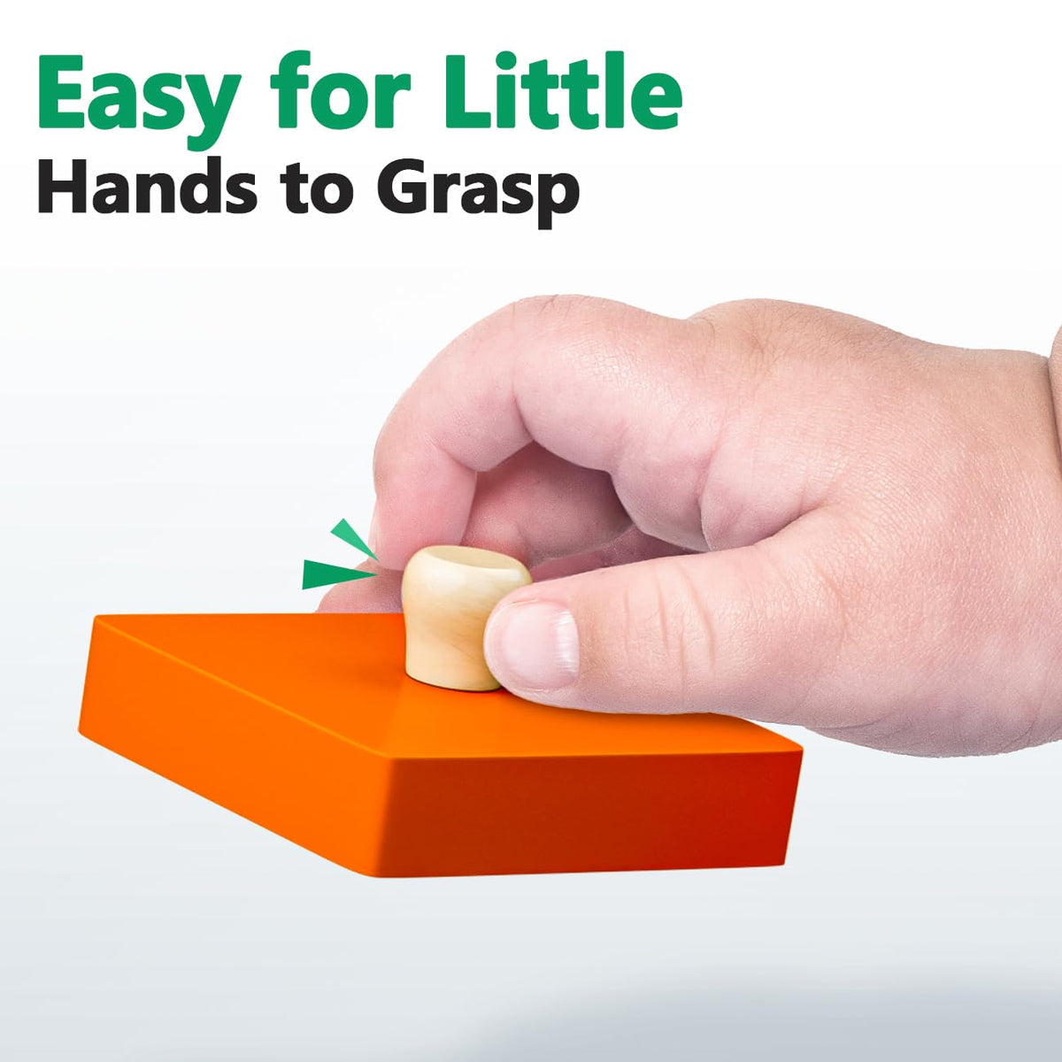 Wooden Shape Peg Puzzles for Toddlers 1 2 Year Old Boys Girls Gifts: Montessori Toys for 1 2 Year