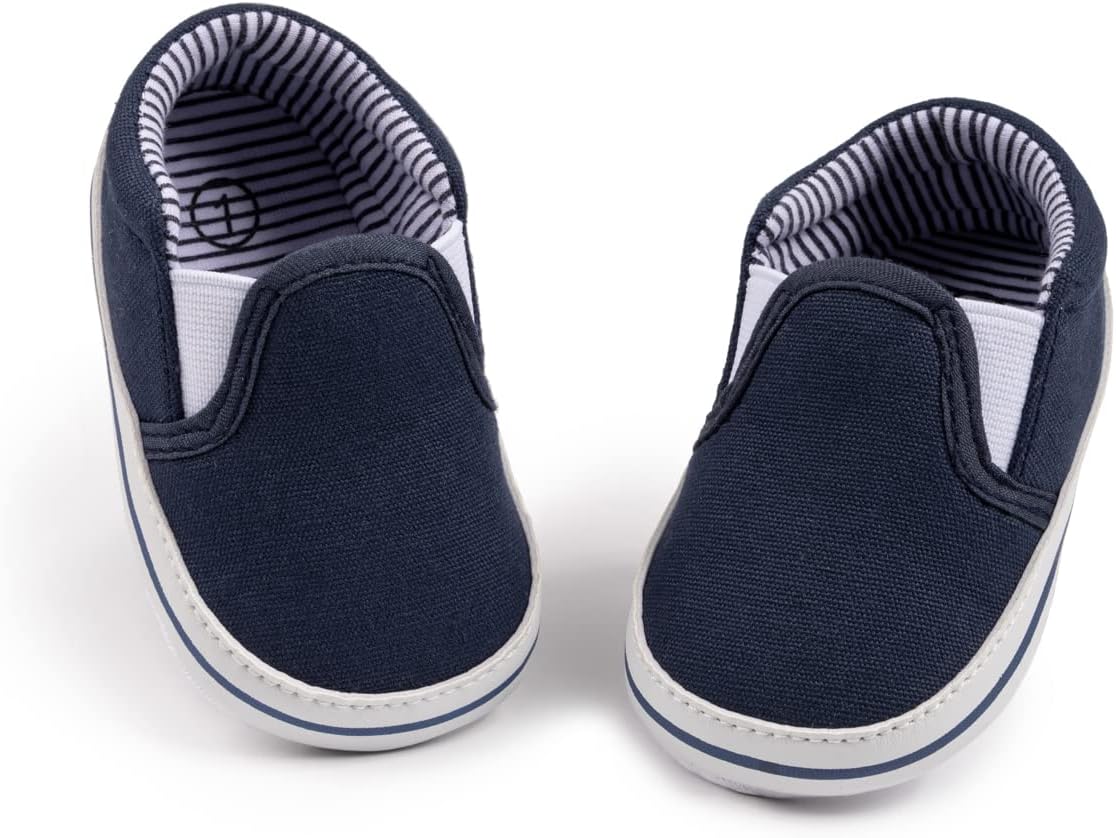 Morbido Infant Baby Boys Girls Canvas Sneaker Toddler Slip On Anti Skid Newborn First Walkers Candy