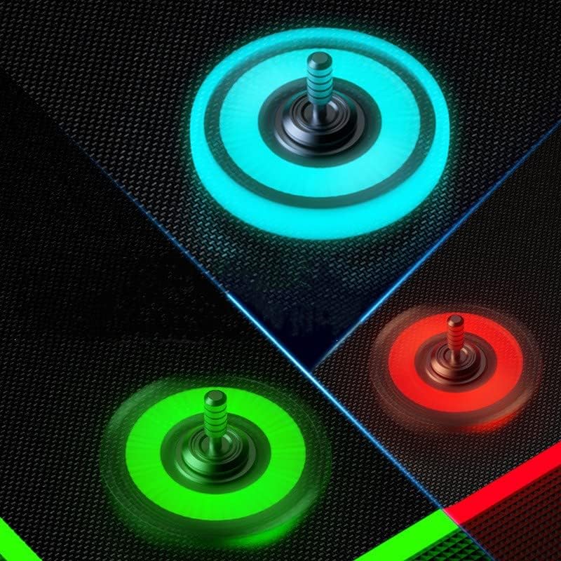 Fidget Spinner, Colorful Glow in The Dark, High Speed and Silence, Cool Metal Mechanical Gear Shape