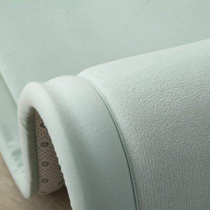 Loartee Nursery Rug Coral Velvet Crawling Rugs Mat Area Rugs Play Crawling Mat(6'7"x9'10", Light