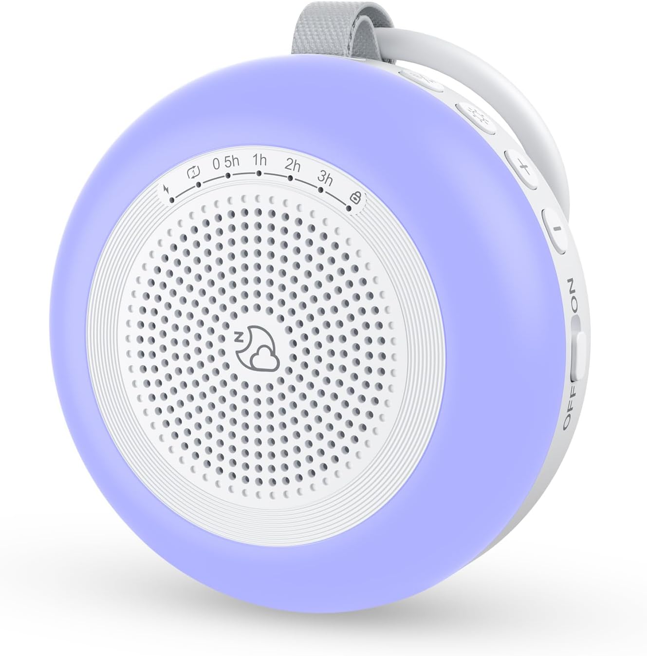 Portable Sound Machine for Baby,LEICEX White Noise Machine,33 Soothing Sound 10 Colors Night Light