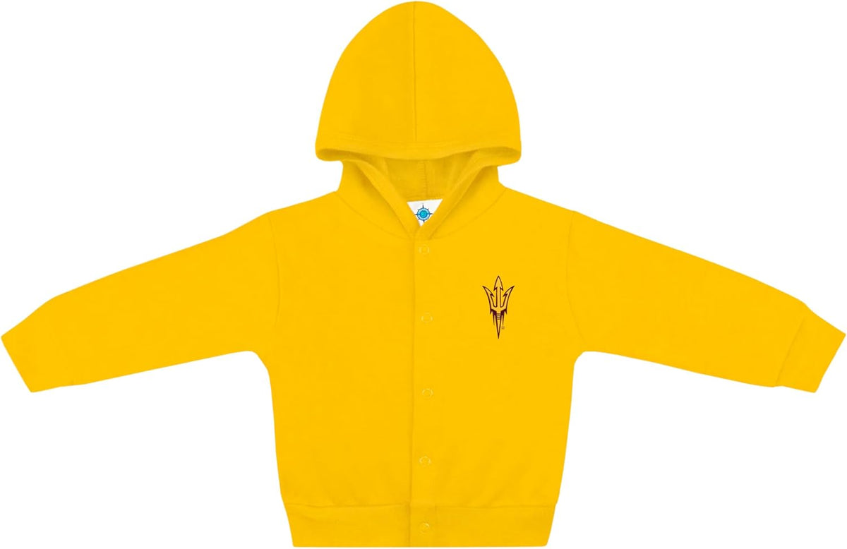 Creative Knitwear College Baby Snap Hooded Jacket - Team Logo, Multiple Colors, for Boys & Girls