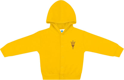 Creative Knitwear College Baby Snap Hooded Jacket - Team Logo, Multiple Colors, for Boys & Girls