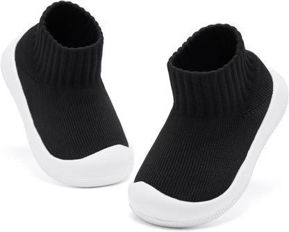 Eashi Baby Boy Girl Non-Skid Indoor Infant Walking Shoes Breathable Warm Elastic Sock Shoes with