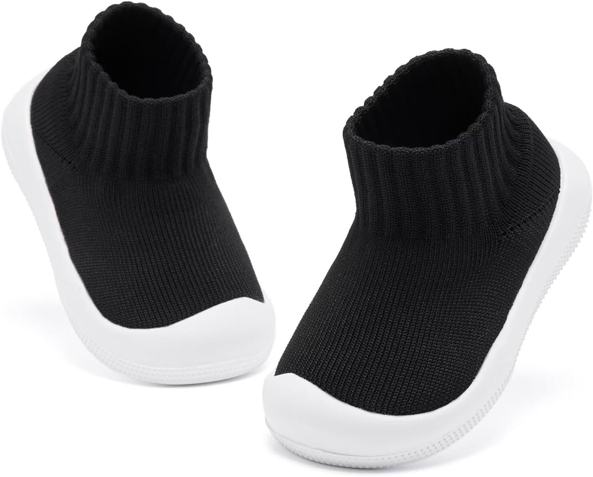 Eashi Baby Boy Girl Non-Skid Indoor Infant Walking Shoes Breathable Warm Elastic Sock Shoes with