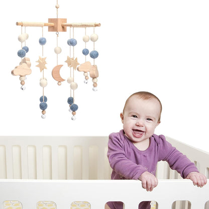 Baby Mobile for Crib | Baby Crib Nursery Mobile Star Moon for Baby Boys and Girls | Boho Nursery