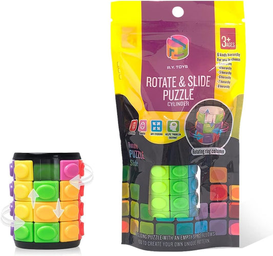 R.Y.TOYS Rotate and Slide Puzzle-Design Patent,Fidget Toys(Restore Order/Create Patterns) 8