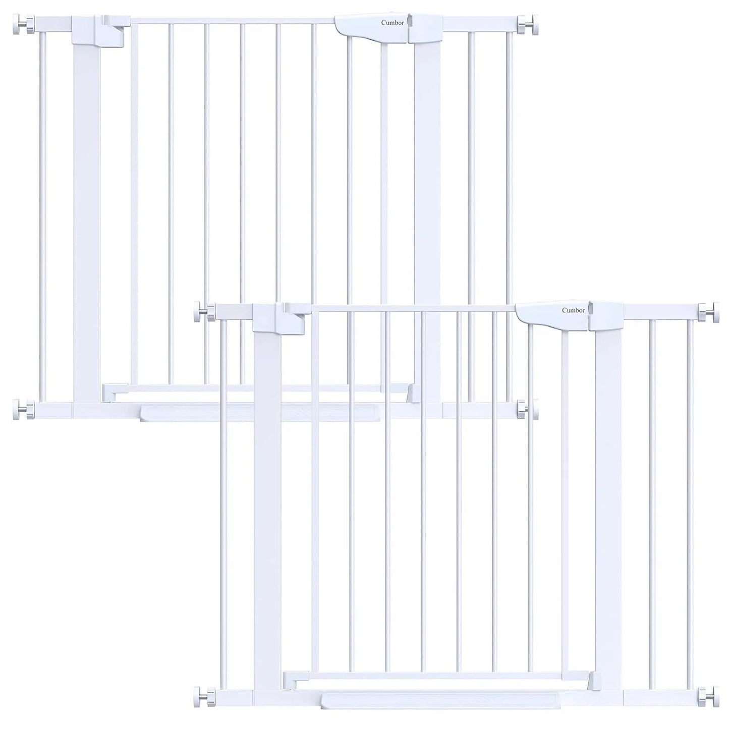Cumbor 2 Pack 29.7-40.6" Baby Gate for Stairs, Mom's Choice Awards Winner-Dog Gate for Doorways