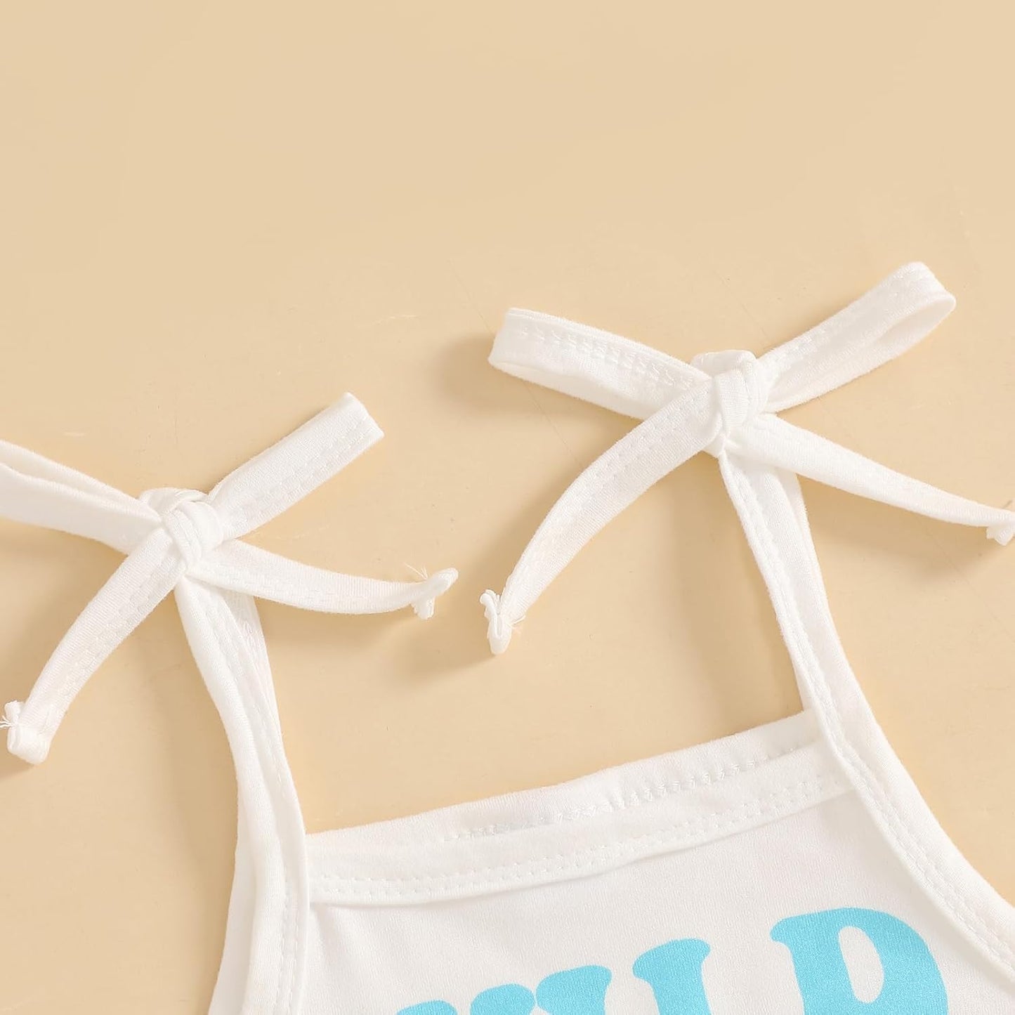 WZTYYDS Toddler Baby Girl Summer Clothes Floral Romper Tie-Up Strap Halter Jumpsuit Infant Summer