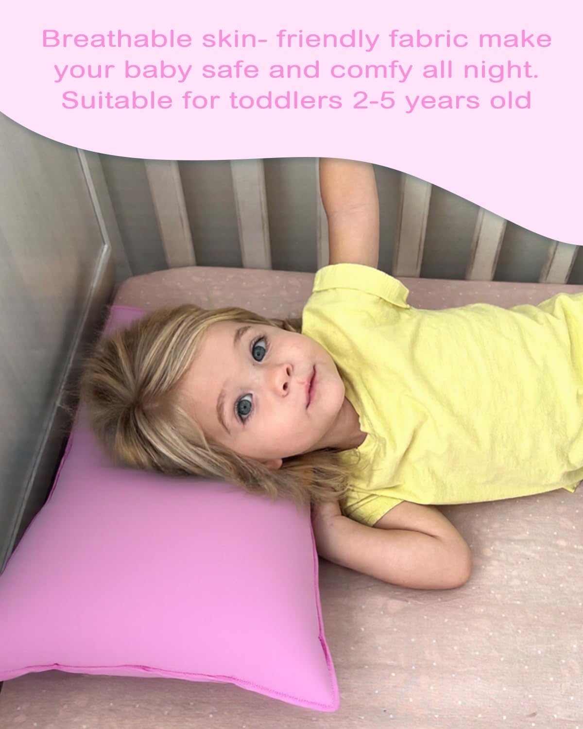 ALVABABY Toddler Pillowcases Stretchy Soft Kids Pillow Cover 2 Pack Fit 13"x 18" or 12"x16"