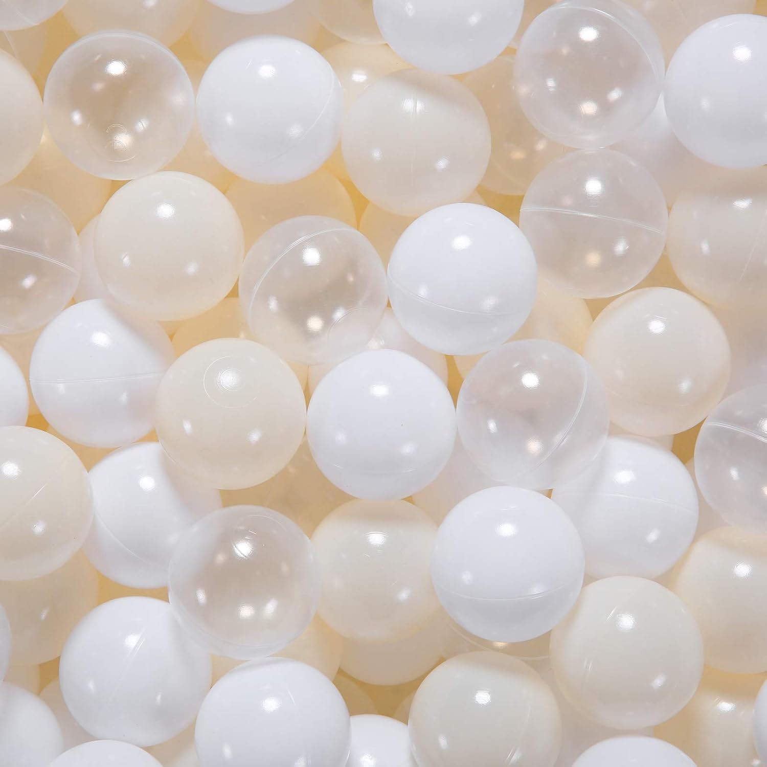 GOGOSO Balls for Ball Pit - Plastic Ball for Toddlers 1-3, Baby Kids Ball Pool Decoration 50 100
