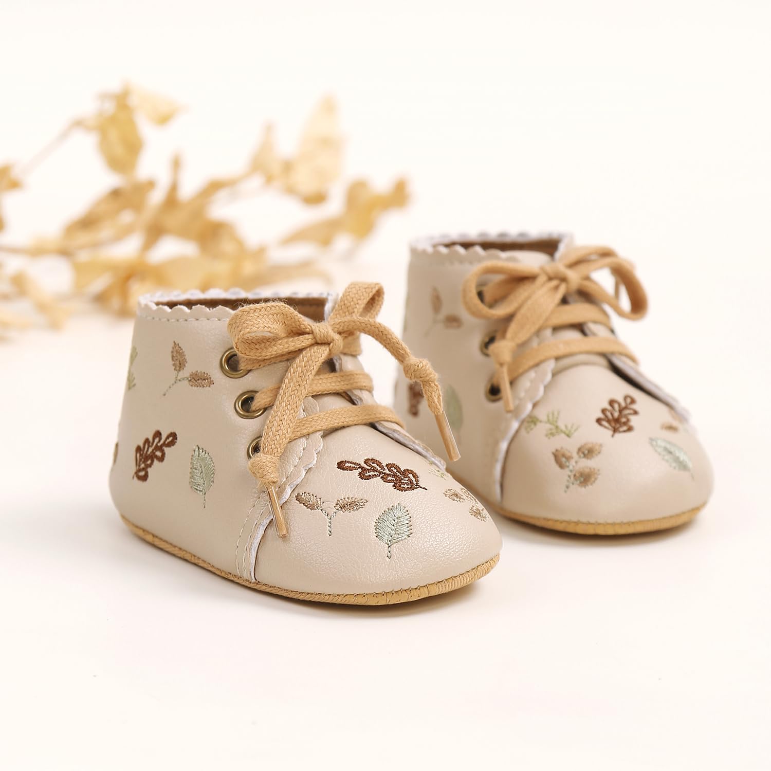Baby Shoes Mary Jane Flats Non Slip Soft Sole Infant Toddler Sneakers First Walkers Party Christmas