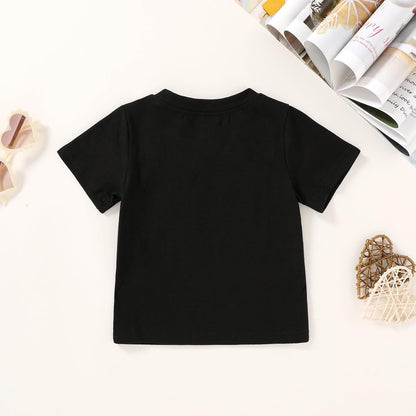 Happy Town Toddler Clothes Baby Boy Girl Smiley Face Shirt Short Sleeve T-Shirt Tee Summer Tops