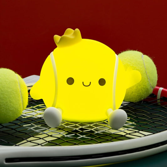 DREAMING MY DREAM Tennis Night Light,LED Squishy Novelty Night Lamp,2 Levels Dimmable Nursery